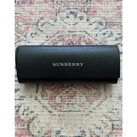 Burberry Other - Burberry Sunglasses Case Black Leather Hard Shell
